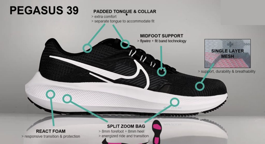 最新レビュー）ナイキペガサス39の機能・特徴紹介/Review of Nike ...